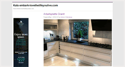 Desktop Screenshot of embark-lovethelifeyoulive.com